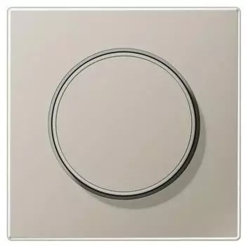 Jung Abdeckung für Drehdimmer Serie LS, Edelstahl (ES1740)