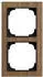 Busch-Jaeger 2-fach Holzrahmen Walnuss 1722-4086