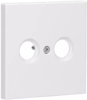 Jung LS990TVWWM Abdeckung f. Antennen-Steckdose (Thermoplast bruchsicher) Schneeweiß Matt Serie LS