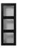 Jung LS583ASWM Aufputz-Kappe 3-fach LS Cube graphitschwarz matt