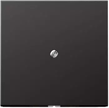 Jung Leitungsauslass AL2990AD Unterputz Basiselement mit Zugentlastung & Tragring Aluminium matt 70x70 mm