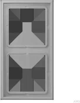 Jung Rahmen 2-fach gris moyen LC 982204