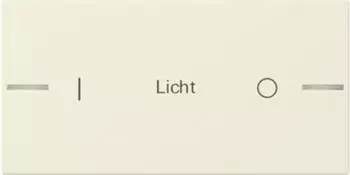 Gira Wippenset 2-fach individuell f&uuml;r Tastsensor 4.55, cremewei&szlig; gl&auml;nzend (862201)