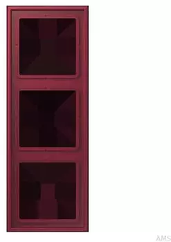 Jung LS 990 Les Couleurs&reg; Rahmen 3-fach Le Rubis (LC983255)