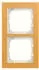 Busch-Jaeger Axcent Abdeckrahmen 2-fach waagerecht Glas Sonne (2CKA001754A4761)