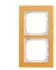 Busch-Jaeger Axcent Abdeckrahmen 2-fach waagerecht Glas Sonne (2CKA001754A4761)