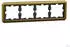 Merten D-Antik Metallrahmen 4-fach 24k Gold (MEG4040-4741)