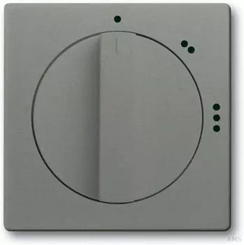 Busch-Jaeger Zentralscheibe Drehgriff 2542 DR/02-803 grau/metal (2CKA001710A4126)