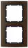 Berker B.3 Abdeckrahmen 2-fach Aluminium braun/anthrazit (10123001)