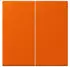 Jung Wippe 2-fach Duroplast lackiert, orange vif (LC995260)
