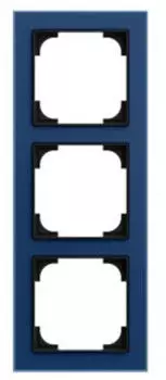 Busch-Jaeger Busch-art linear Abdeckrahmen 3-fach Blauglas (2CKA001754A4934)
