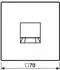 Jung Abdeckung (gerastet) Modular-Jack 1-fach UMA-CAT6A (LC1969-1WE220)