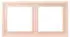 Jung Rahmen 2-fach locre rouge clair (LCZ982BF234)