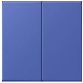 Jung Wippe 2-fach Les Couleurs Le Corbusier Bleu Outremer 31, Duroplast lackiert (LC995206)