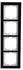 Busch-Jaeger Axcent Abdeckrahmen 4-fach Glas Purpur (2CKA001754A4778)