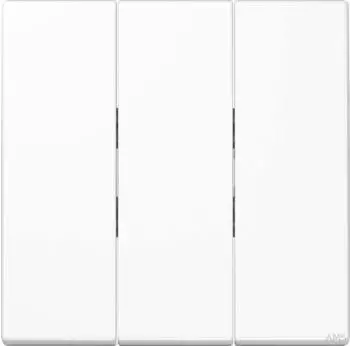 Jung Wippe 3-fach Serie LS, Thermoplast, schneewei&szlig; matt (LS993BFWWM)