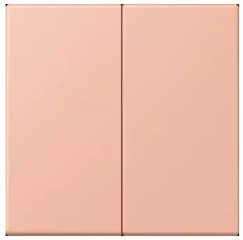 Jung Wippe 2fach Serie LS, Duroplast lackiert, rose clair (LC995231)