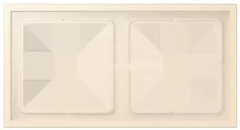 Jung LCZ 982 BF 238 Rahmen 2-fach, terre sienne pale (LCZ982BF238)