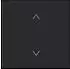Busch-Jaeger Busch-art linear Wippe 1-fach Jalousie-Symbol schwarz matt (2CKA006220A0996)