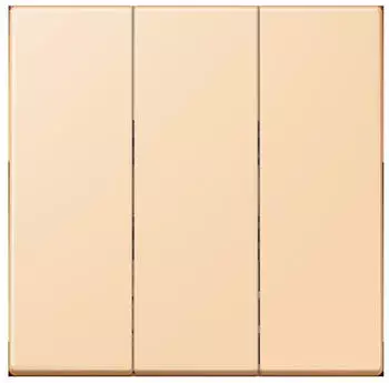 Jung Wippe 3-fach, Thermoplast lackiert, Ocre (LC993BF223)