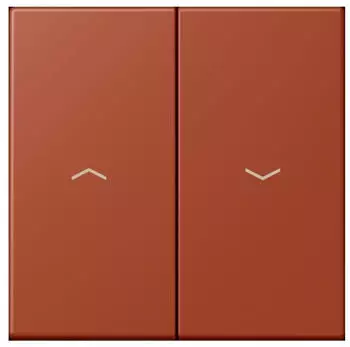 Jung LC995P232 Wippe 2-fach mit Pfeilsymbolen, Serie LS, Locre Rouge (LC995P232)