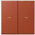 Jung LC995P232 Wippe 2-fach mit Pfeilsymbolen, Serie LS, Locre Rouge (LC995P232)