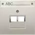 Jung Zentralplatte UAE/IAE 2-fach Messing Serie LS (ME2969-2NAUAC)