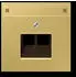 Jung Zentralplatte UAE/IAE 2-fach Messing Serie LS (ME2969-2NAUAC)