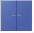 Jung LC102KO5206 Wippe mit Lichtleiter für KNX Taster 2-fach, bleu outremer (LC102KO5206)