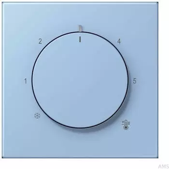 Jung LC 1749 BF Abdeckung f&uuml;r Thermostat, Thermoplast lackiert, Outremer Moyen (LC1749BF207)