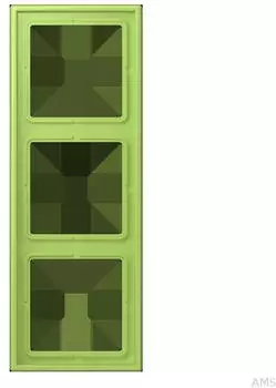 Jung Rahmen 3-fach Les Couleurs&reg; Le Corbusier Vert Clair, Duroplast lackiert (LC983221)