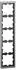 Merten D-Life Metall Abdeckrahmen 5-fach Nickelmetallic (MEG4050-6550)