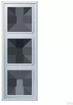 Jung Rahmen 3-fach Les Couleurs&reg; Le Corbusier Duroplast lackiert outremer p&acirc;le (LC983209)