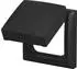 Busch-Jaeger Busch-balance SI Abdeckrahmen mit Klappdeckel 1-fach IP44 schwarz matt (2CKA001719A0226)