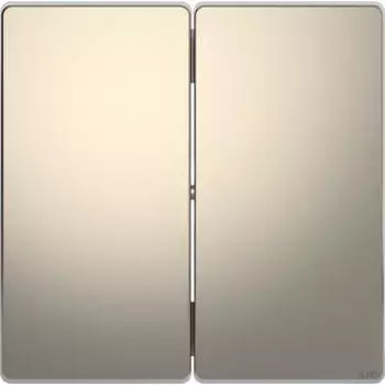 Merten System Design Wippe f&uuml;r Serienschalter, Nickelmetallic (MEG3400-6050)