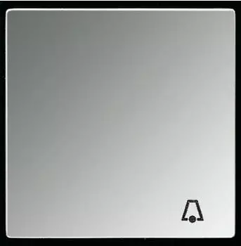 Jung Wippe Symbol "Klingel" Metall gl&auml;nzend verchromt (GCR2990K)