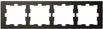 Merten D-Life Abdeckrahmen 4-fach Anthrazit (MEG4040-6534)