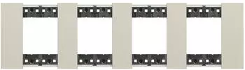 Legrand LivingNow Abdeckrahmen 4x2-modulig Sand (KA4802M4KM)