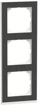 Merten M-Pure Decor Rahmen 3-fach Eiche/aktivwei&szlig; (MEG4030-3674)