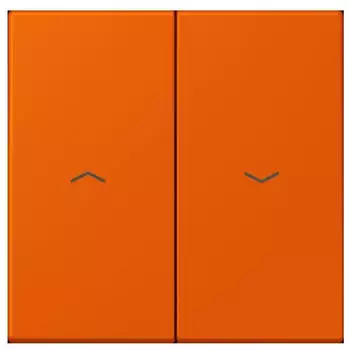 Jung Wippe 2-fach mit Pfeilsymbolen Duroplast lackiert orange vif (LC995P260)