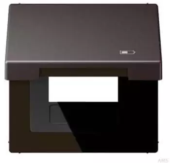 Jung Klappdeckel mit R&uuml;ckstellfeder, Symbol USB-Ladeger&auml;t, inkl. Zentralplatte (AL2990KLUSBD)