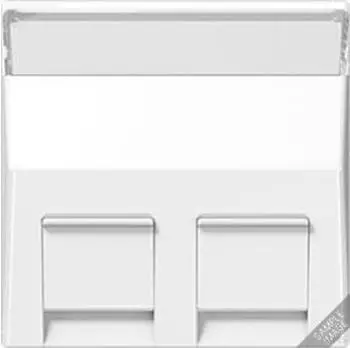 Jung A 569-30 BF PL AL Abdeckung f&uuml;r Montageadapter 30&deg;, bruchsicher, Aluminium (A569-30BFPLAL)