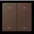 Jung LC 102 Wippe mit Pfeilsymbolen für KNX Taster 2 (LC102P239)