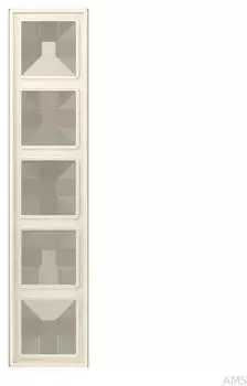 Jung LC985245 Rahmen 5-fach Duroplast lackiert Blanc Ivoire (LC985245)