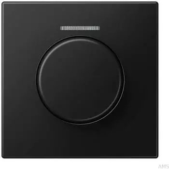Jung LS 1940 KO5 SWM Abdeckung mit Lichtleiter f&uuml;r KNX-Drehsensor, graphitschwarz matt (LS1940KO5SWM)