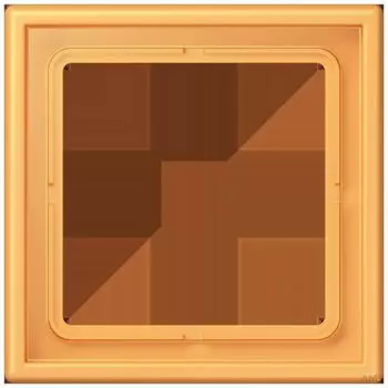 Jung Rahmen 1-fach Les Couleurs&reg; Le Corbusier Ocre Jaune Clair, Duroplast lackiert (LC981254)