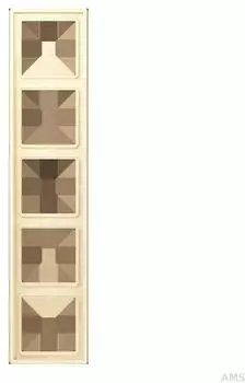 Jung LC985201 Rahmen 5-fach LS 990 Duroplast lackiert Blanc (LC985201)