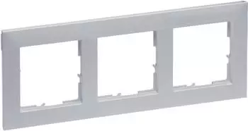 Legrand SEANO 3-fach Rahmen, Aluminium lackiert (765273)