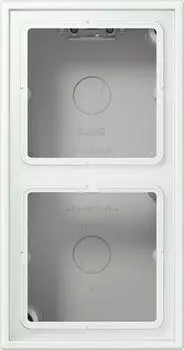 Jung Aufputz-Kappe 2fach Duroplast lackiert outremer gris (LC582A210)