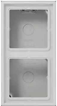 Jung LS 582 A LG Aufputz-Kappe 2-fach lichtgrau (LS582ALG)